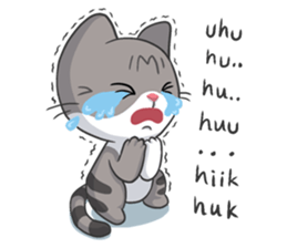 Meow the Tabby Cat sticker #182303