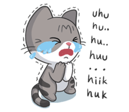 Meow the Tabby Cat sticker #182303