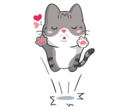 Meow the Tabby Cat sticker #182311