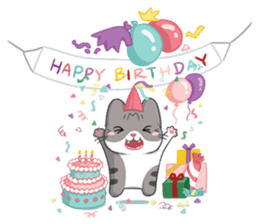 Meow the Tabby Cat sticker #182325