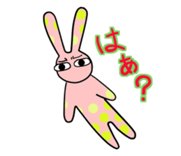 STUPID RABBIT sticker #182731