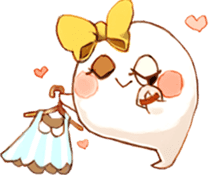 Colleagues amusing and ghost sticker #182937