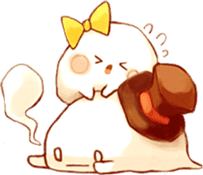 Colleagues amusing and ghost sticker #182951