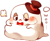 Colleagues amusing and ghost sticker #182961