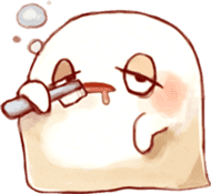 Colleagues amusing and ghost sticker #182965