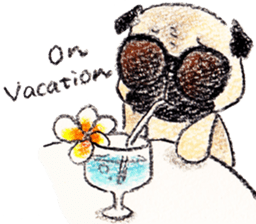 Pug-mom's picture journal sticker #182991