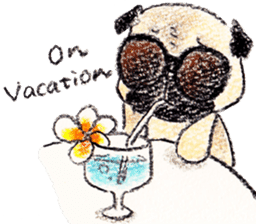 Pug-mom's picture journal sticker #182991
