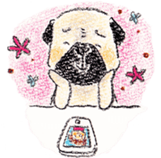 Pug-mom's picture journal sticker #182998