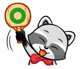 Rakkun Nonstop!! sticker #184513