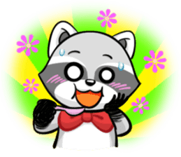 Rakkun Nonstop!! sticker #184516