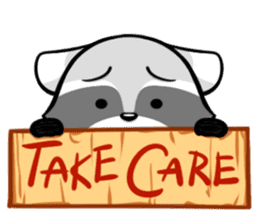 Rakkun Nonstop!! sticker #184519