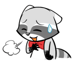 Rakkun Nonstop!! sticker #184521