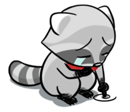 Rakkun Nonstop!! sticker #184526