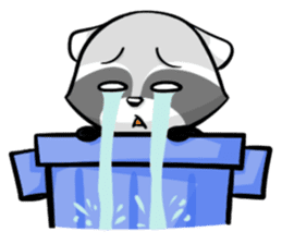 Rakkun Nonstop!! sticker #184528