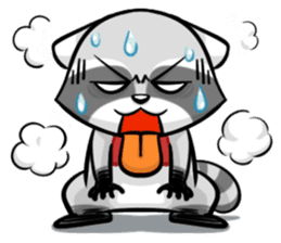 Rakkun Nonstop!! sticker #184535