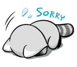 Rakkun Nonstop!! sticker #184541