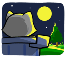 Rakkun Nonstop!! sticker #184543