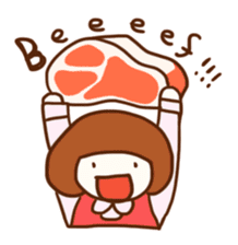 Panda, Cat and Bobbed Hair Style Girl sticker #185278