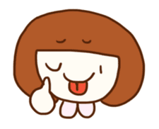 Panda, Cat and Bobbed Hair Style Girl sticker #185283