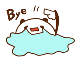 Panda, Cat and Bobbed Hair Style Girl sticker #185286