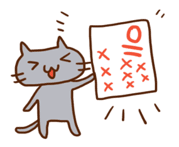 Panda, Cat and Bobbed Hair Style Girl sticker #185288