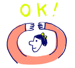 mi-ko san sticker #185465