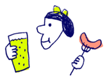 mi-ko san sticker #185493