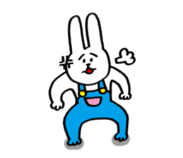 The rabbit's name is NUNTA. sticker #185757