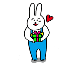 The rabbit's name is NUNTA. sticker #185771