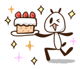 Elongated panda sticker #185991