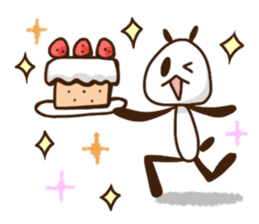 Elongated panda sticker #185991