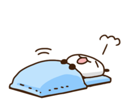 Elongated panda sticker #185996