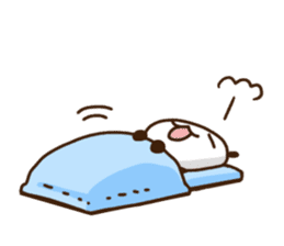 Elongated panda sticker #185996