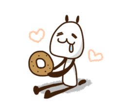 Elongated panda sticker #186007