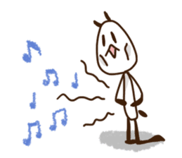 Elongated panda sticker #186010