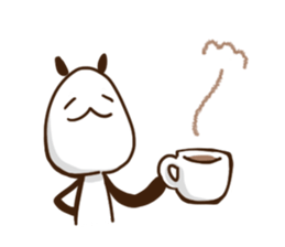 Elongated panda sticker #186013