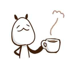 Elongated panda sticker #186013