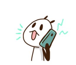 Elongated panda sticker #186016