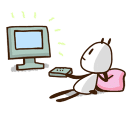 Elongated panda sticker #186017