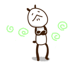 Elongated panda sticker #186020