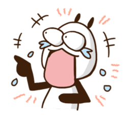 Elongated panda sticker #186021