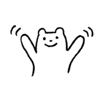 Polar bear & Black bear sticker #186479