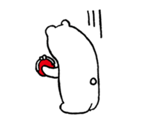 Polar bear & Black bear sticker #186480