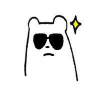 Polar bear & Black bear sticker #186489