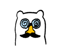 Polar bear & Black bear sticker #186490