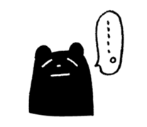 Polar bear & Black bear sticker #186491