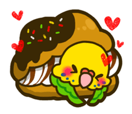 Cute birds gather! sticker #186867