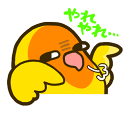 Cute birds gather! sticker #186889