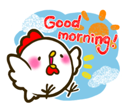 Cute birds gather! sticker #186890