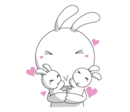 Nutty Bunnies The Gang sticker #187187